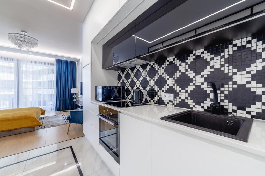Luksusowy Centrum Warszawy Z Tarasem Apartament *