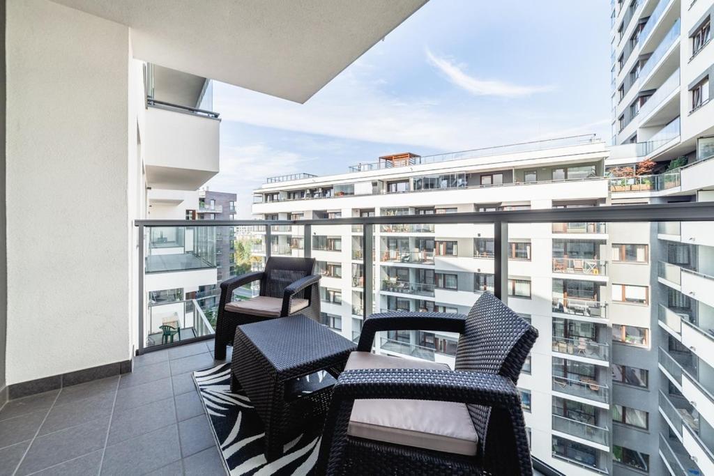 Luksusowy Centrum Warszawy Z Tarasem Apartament